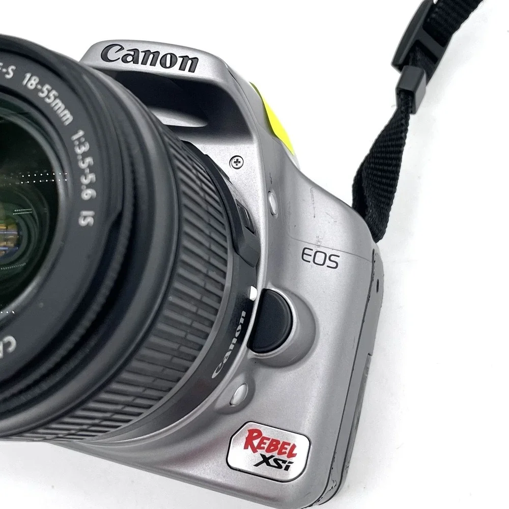 Canon EOS Rebel XSi 450D DSLR Camera EF-S 18-55mm IS Lens Kit Tested Working Bag